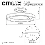 Потолочная люстра Citilux Дуэт CL719751