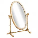 Зеркало настольное косметическое овальное Covali SH-6188G от ImperiumLoft