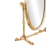 Зеркало настольное косметическое овальное Covali SH-6188G от ImperiumLoft