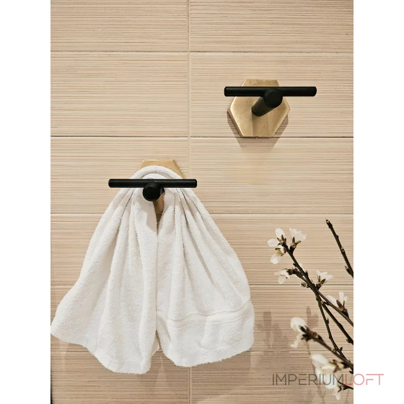 Крючок двойной "Модерн" Covali SH-8199G от ImperiumLoft