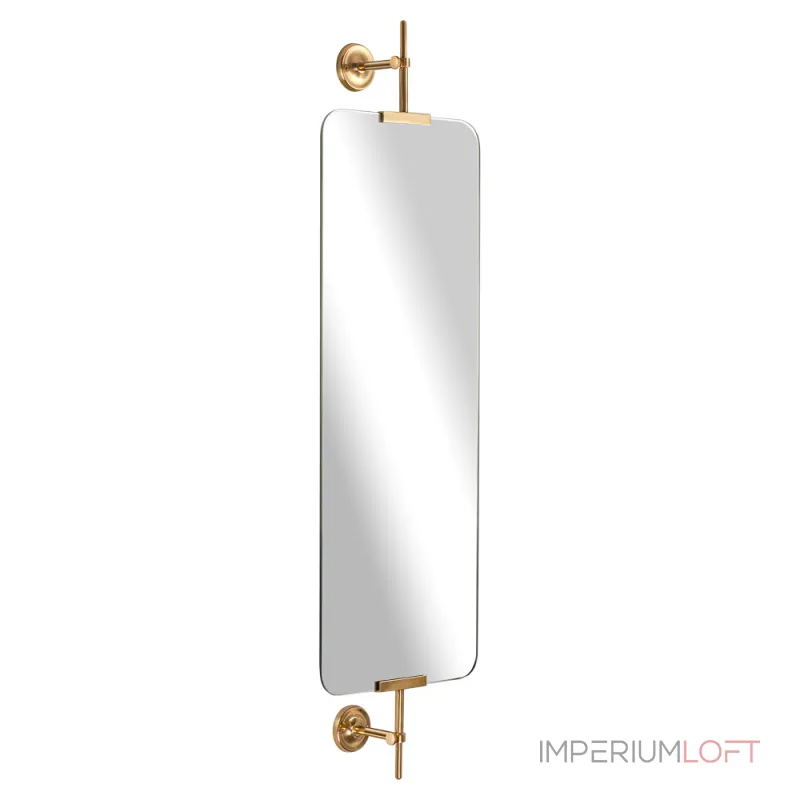 Настенное поворотное зеркало большое, цвет латунь Covali SH-7042G от ImperiumLoft Настенное поворотное зеркало большое, цвет латунь Covali SH-7042G от ImperiumLoft