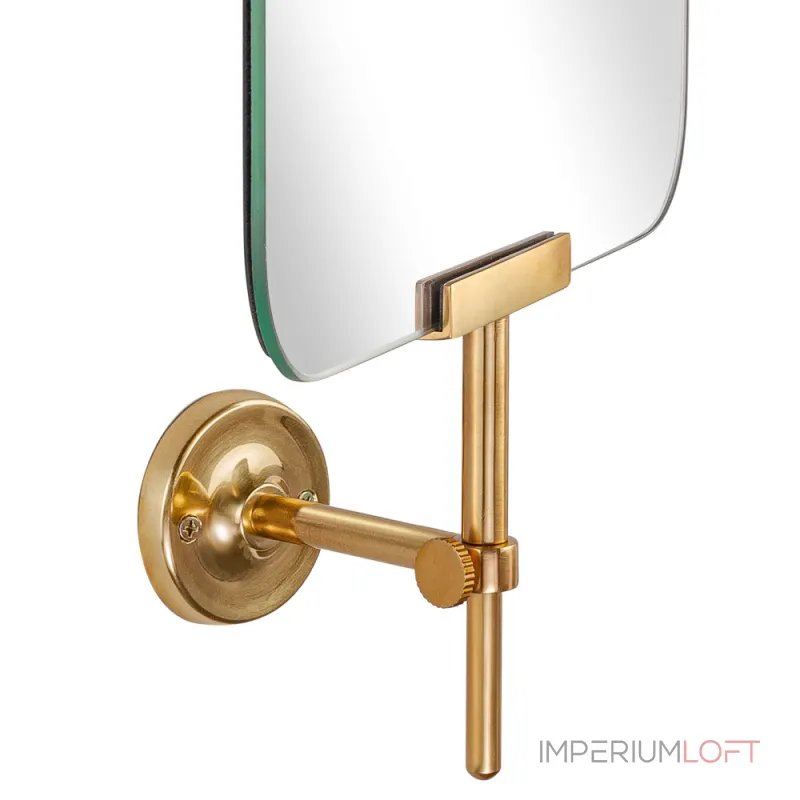 Настенное поворотное зеркало большое, цвет латунь Covali SH-7042G от ImperiumLoft Настенное поворотное зеркало большое, цвет латунь Covali SH-7042G от ImperiumLoft