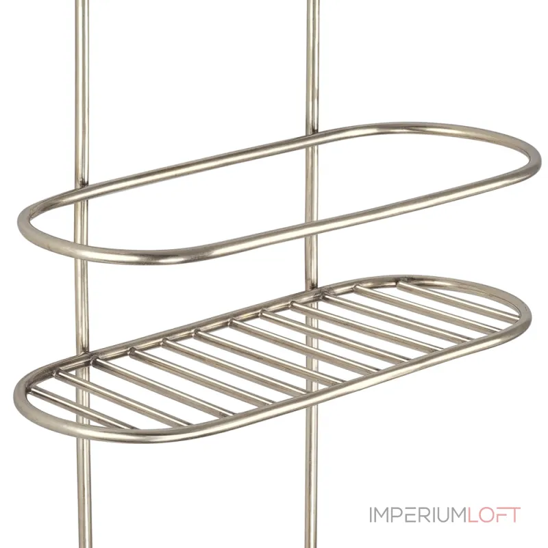 Полка двухъярусная в душевую "состаренное серебро" Covali SH-7659S от ImperiumLoft