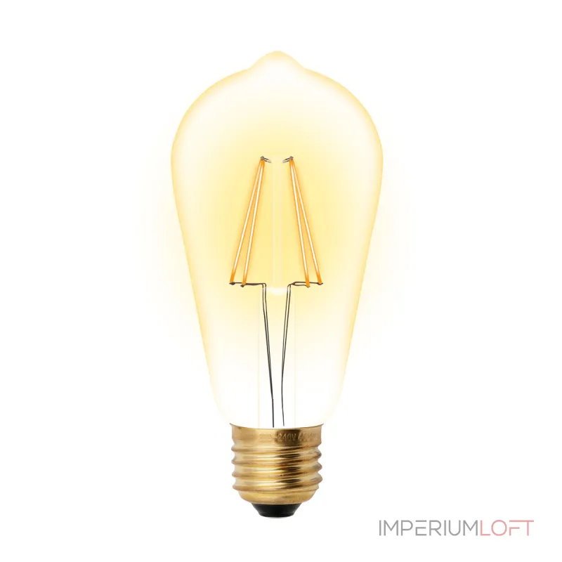 Светодиодная лампа Covali ST64-5W GOLDEN E27 GLV22GO UL-00002360 от ImperiumLoft