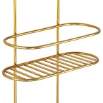 Полка двухъярусная в душевую "латунь" Covali SH-7659G от ImperiumLoft