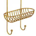 Полка двухъярусная в душевую "латунь" Covali SH-7659G от ImperiumLoft