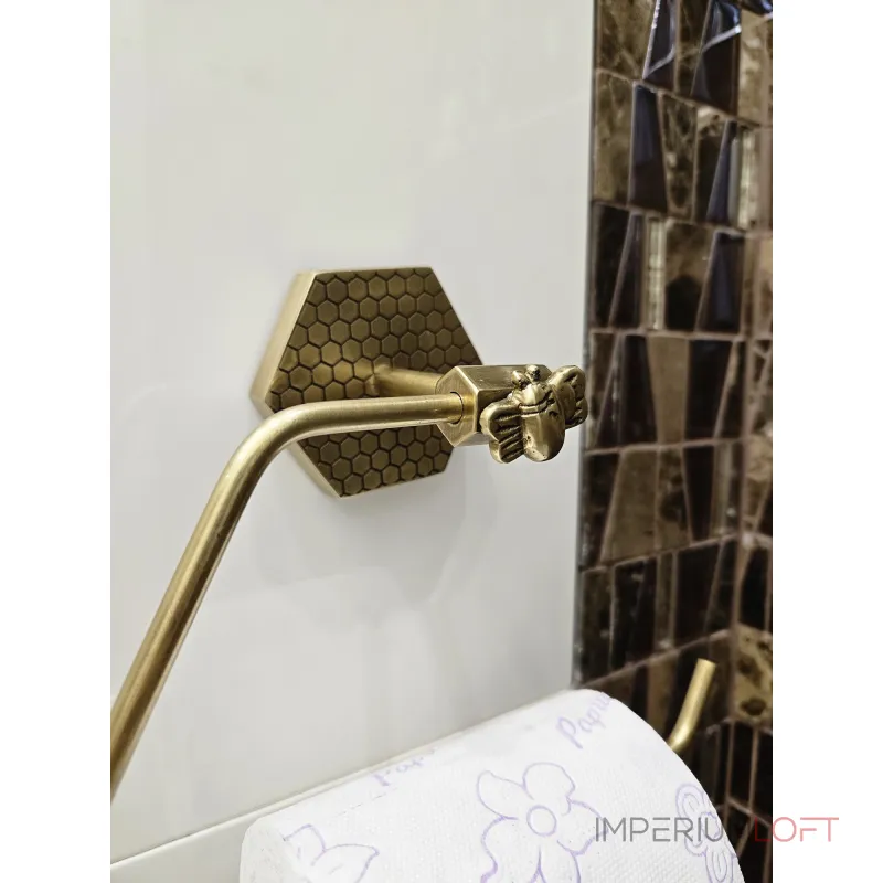 Держатель для туалетной бумаги "МЁД" Covali SH-8333G от ImperiumLoft Держатель для туалетной бумаги "МЁД" Covali SH-8333G от ImperiumLoft