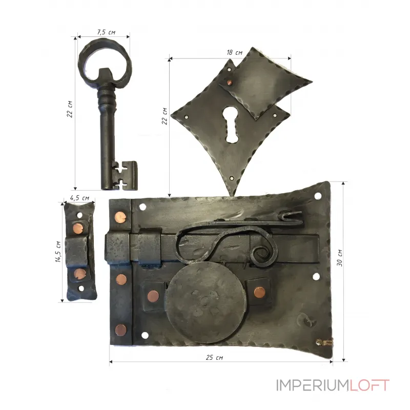 Замок дверной с ключом Covali HC-879 от ImperiumLoft