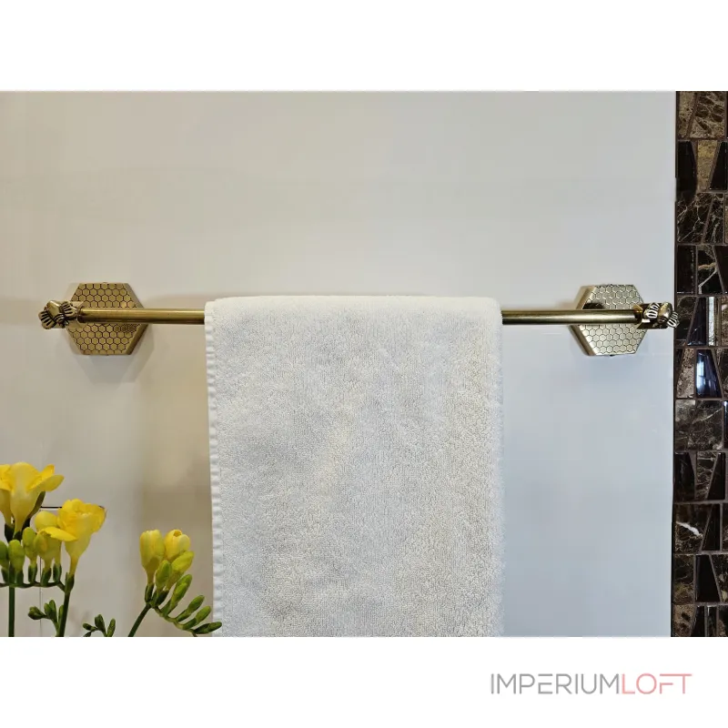 Держатель для полотенец "МЁД" Covali SH-8335G от ImperiumLoft