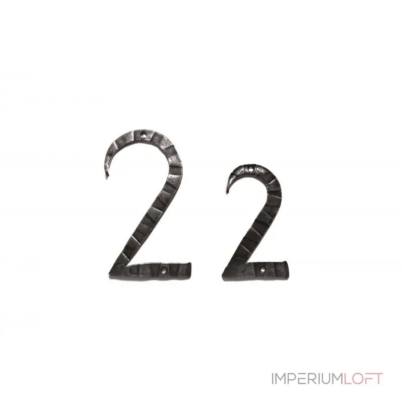 Кованая цифра "2" 15 см Covali HC-731 от ImperiumLoft