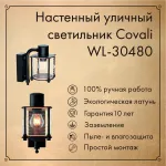 Настенный уличный светильник Covali WL-30480 от ImperiumLoft