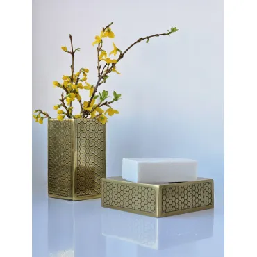 Стакан для зубных щеток "МЁД" Covali SH-8597G