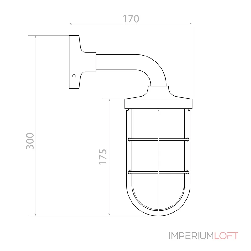 Настенный уличный светильник Covali WL-39971 от ImperiumLoft Настенный уличный светильник Covali WL-39971 от ImperiumLoft