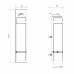 Настенный светильник Covali WL-31537 от ImperiumLoft