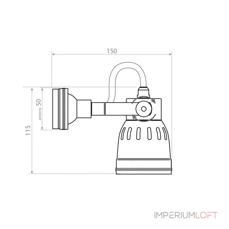 Настенный светильник Covali WL-30402 от ImperiumLoft Настенный светильник Covali WL-30402 от ImperiumLoft
