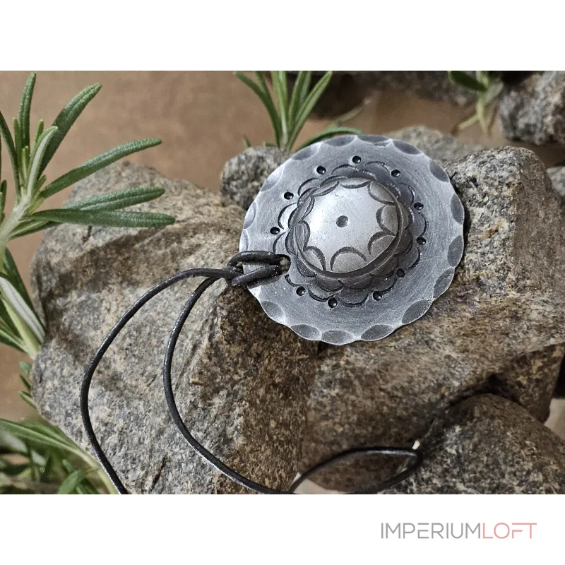 Кулон кованый на шнурке "Бубен" Covali HC-1277 от ImperiumLoft Кулон кованый на шнурке "Бубен" Covali HC-1277 от ImperiumLoft