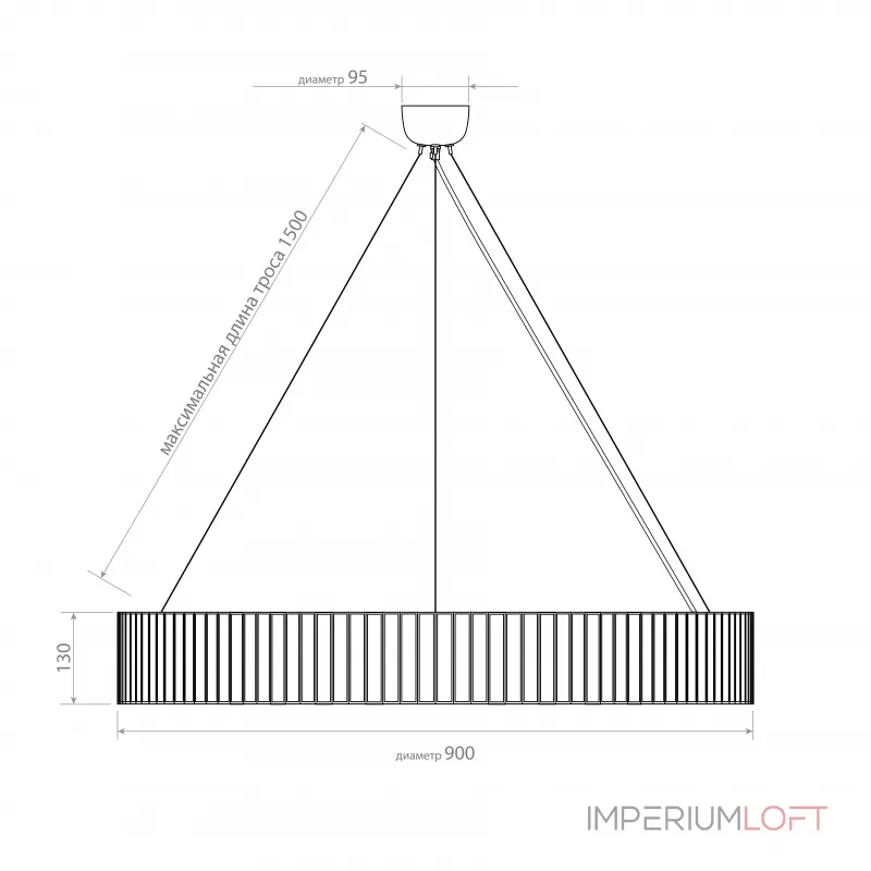 Подвесная люстра Covali JPL-23506