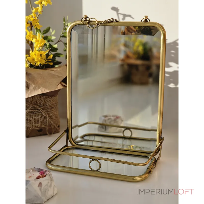 Зеркало на цепочке в ванную комнату Covali SH-6236G от ImperiumLoft Зеркало на цепочке в ванную комнату Covali SH-6236G от ImperiumLoft