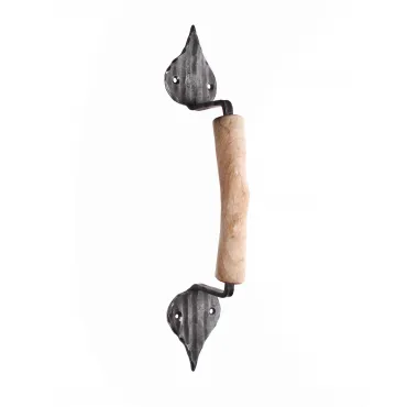 Дверная ручка с деревянной вставкой Covali HC-494