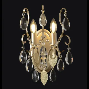 Бра Crystal Lux ESMIRALDA AP2 GOLD 0523/402