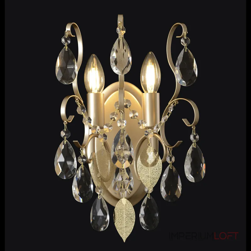 Бра Crystal Lux ESMIRALDA AP2 GOLD 0523/402 от ImperiumLoft Бра Crystal Lux ESMIRALDA AP2 GOLD 0523/402 от ImperiumLoft