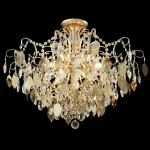 Светильник потолочный Crystal Lux ESMIRALDA PL9 GOLD 0523/109 от ImperiumLoft