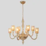 Подвесная люстра Crystal Lux SILVESTRO SP8 AMBER