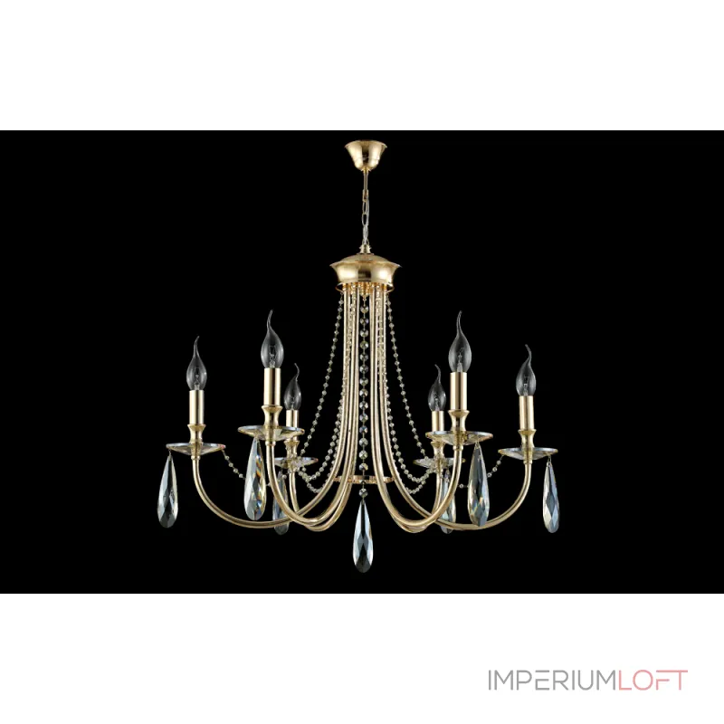 Подвесная люстра Crystal Lux VICTORIA SP6 GOLD/AMBER Подвесная люстра Crystal Lux VICTORIA SP6 GOLD/AMBER
