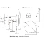 Бра Crystal Lux BILBAO AP12W LED D500 BLACK от ImperiumLoft