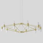 Подвесная люстра Crystal Lux DOROTEA SP10 GOLD