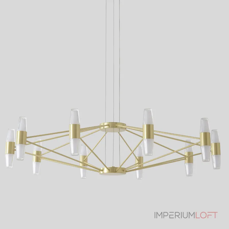 Подвесная люстра Crystal Lux DOROTEA SP10 GOLD