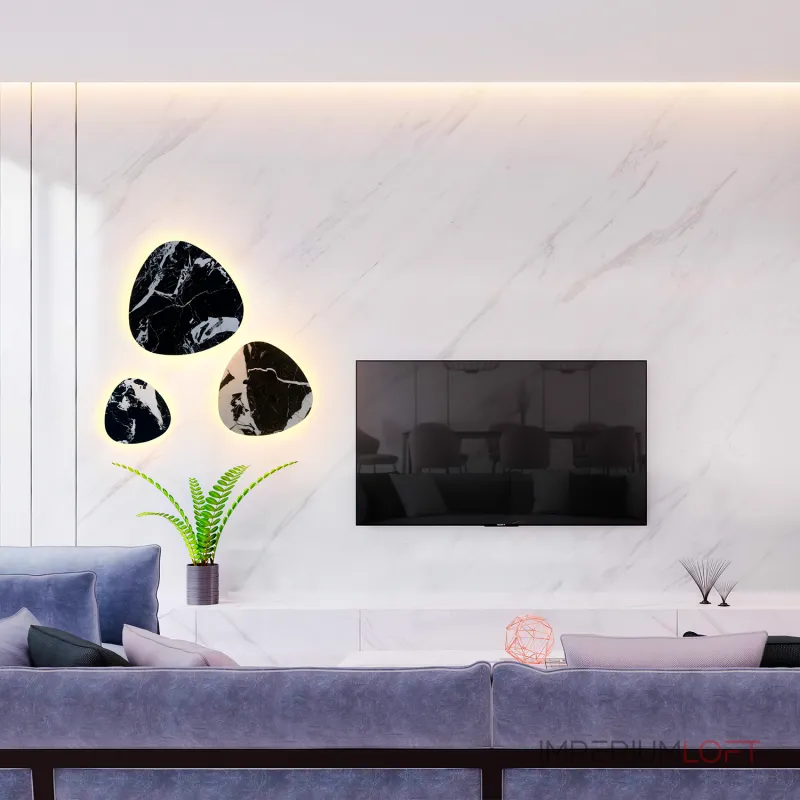 Бра Crystal Lux BILBAO AP12W LED D500 BLACK от ImperiumLoft Бра Crystal Lux BILBAO AP12W LED D500 BLACK от ImperiumLoft