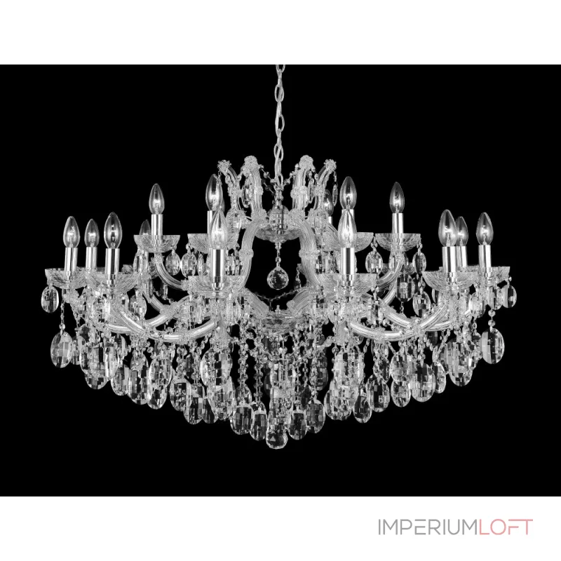 Подвесная люстра Crystal Lux HOLLYWOOD SP12+6 CHROME