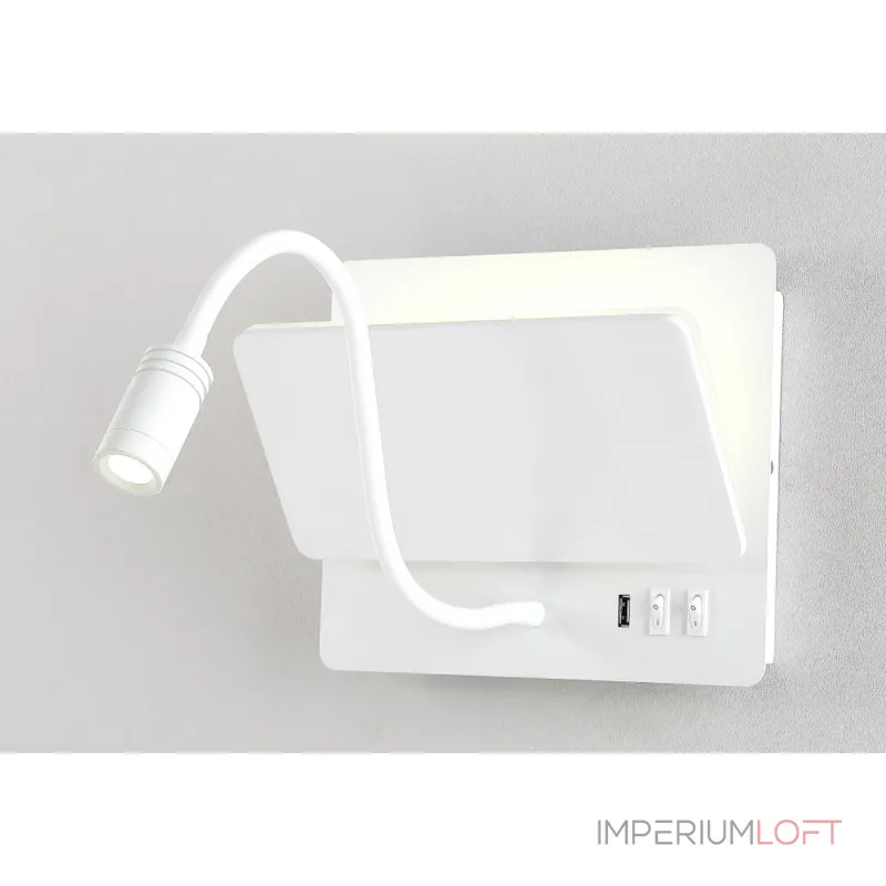 Бра Crystal Lux DUO AP9W LED WH