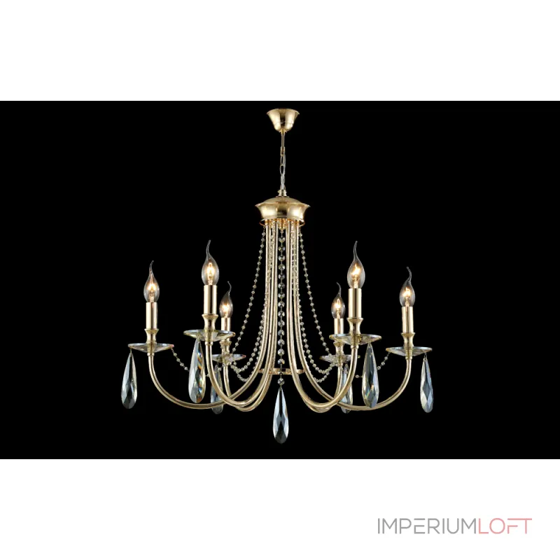 Подвесная люстра Crystal Lux VICTORIA SP6 GOLD/AMBER Подвесная люстра Crystal Lux VICTORIA SP6 GOLD/AMBER