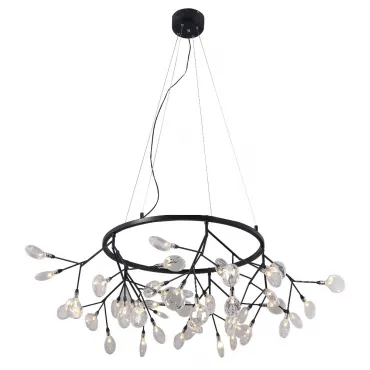 Подвесная люстра Crystal Lux EVITA SP45 D BLACK/TRANSPARENT Подвесная люстра Crystal Lux EVITA SP45 D BLACK/TRANSPARENT