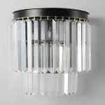 Бра Crystal Lux MAXIME AP2 BLACK от ImperiumLoft