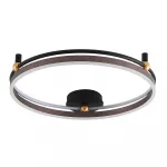 Светильник потолочный Crystal Lux FERNANDO PL72W LED COFFEE/BLACK