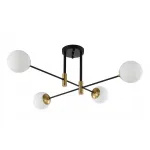 Потолочная люстра Crystal Lux FIDEL PL4 BLACK