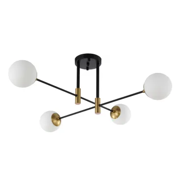 Потолочная люстра Crystal Lux FIDEL PL4 BLACK