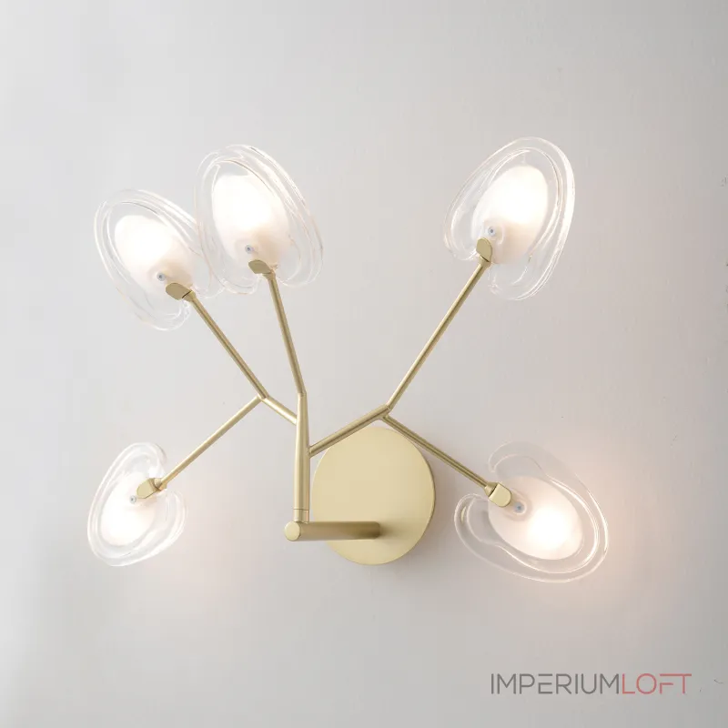 Бра Crystal Lux SOLE AP5 GOLD от ImperiumLoft