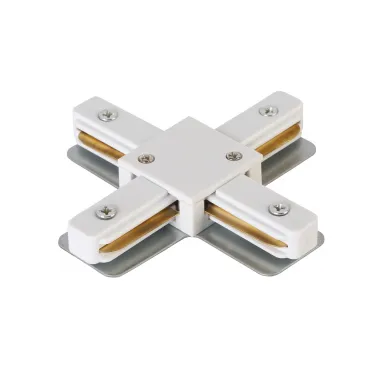 Соединитель X-образный (однофазный) Crystal Lux CLT 0.211 09 WH Соединитель X-образный (однофазный) Crystal Lux CLT 0.211 09 WH