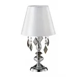 Настольная лампа Crystal Lux MERCEDES LG1 CHROME/SMOKE от ImperiumLoft