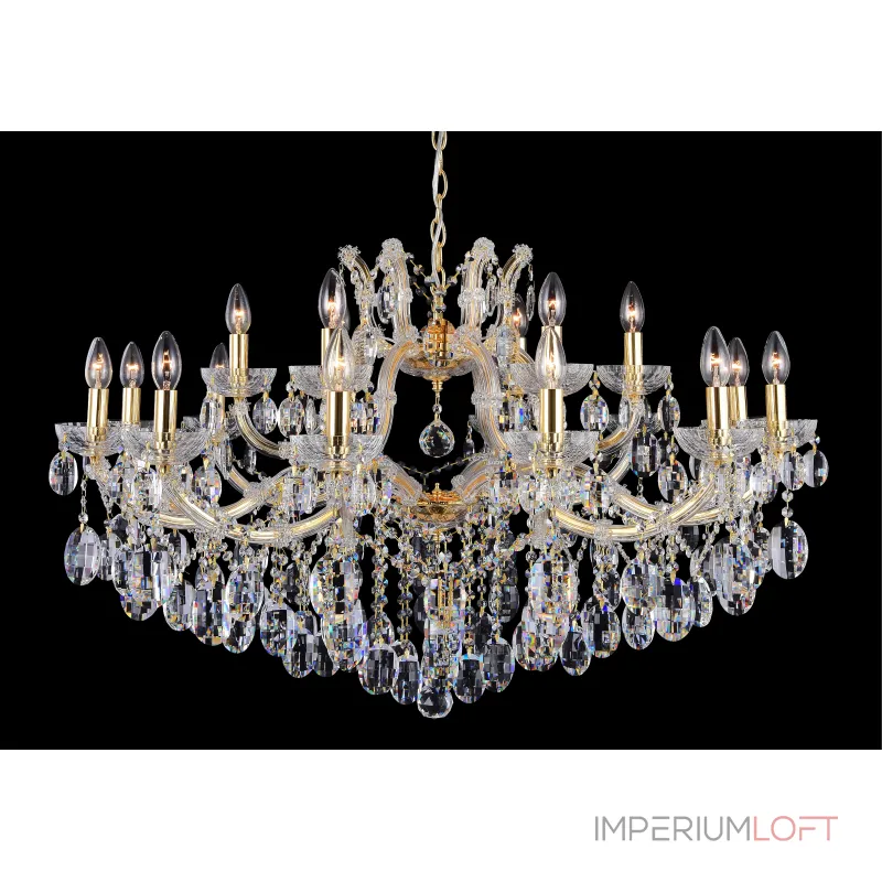 Подвесная люстра Crystal Lux HOLLYWOOD SP12+6 GOLD Подвесная люстра Crystal Lux HOLLYWOOD SP12+6 GOLD