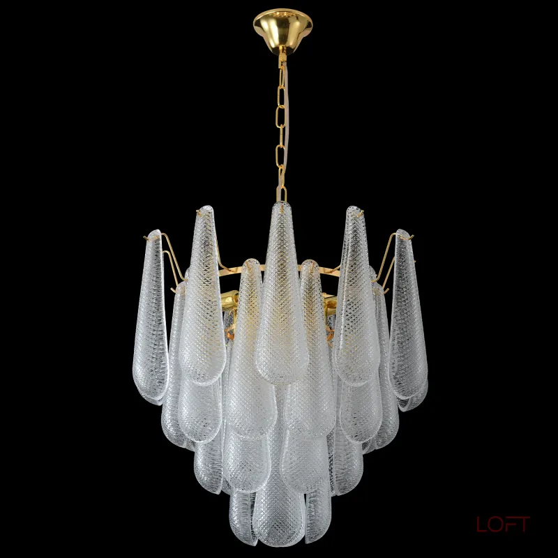 Подвесная люстра Crystal Lux FONTAIN SP8 GOLD