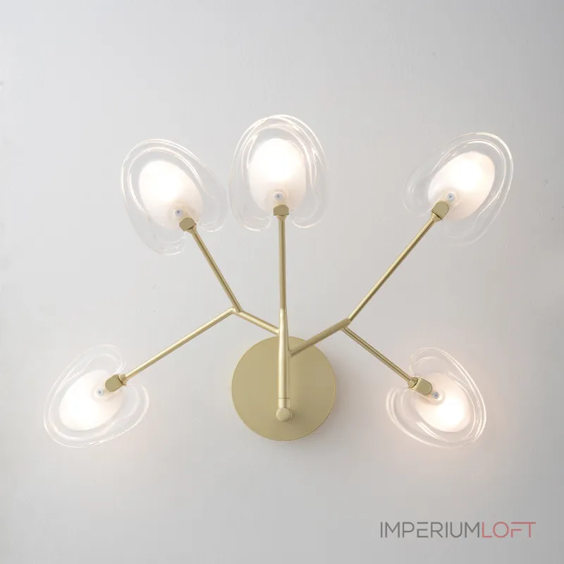 Бра Crystal Lux SOLE AP5 GOLD от ImperiumLoft
