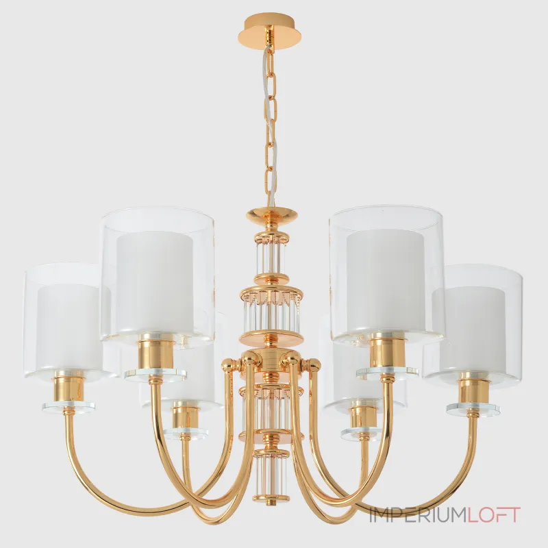 Подвесная люстра Crystal Lux ELENA SP6 GOLD