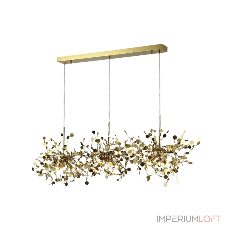 Подвесной светильник Crystal L ux GARDEN SP3х3 L1200 GOLD