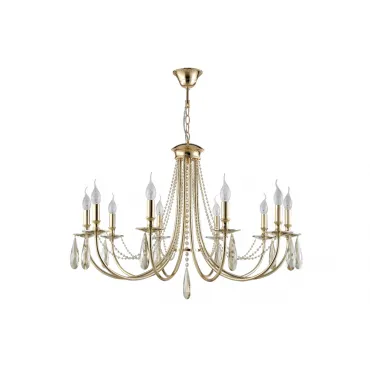 Подвесная люстра Crystal Lux VICTORIA SP10 GOLD/AMBER Подвесная люстра Crystal Lux VICTORIA SP10 GOLD/AMBER
