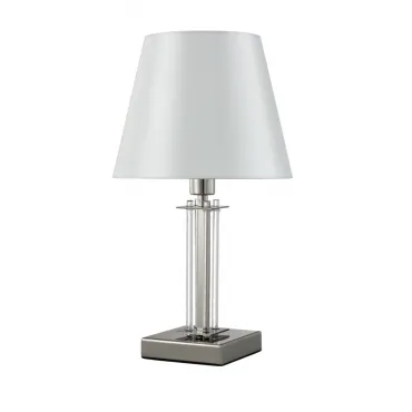 Настольная лампа Crystal Lux NICOLAS LG1 NICKEL/WHITE Настольная лампа Crystal Lux NICOLAS LG1 NICKEL/WHITE